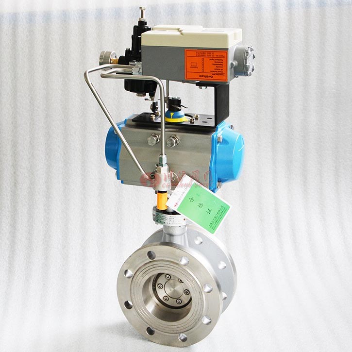 氣動調節蝶閥實物圖