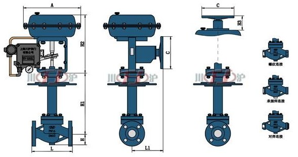 氣動低溫調節(jié)閥結構圖
